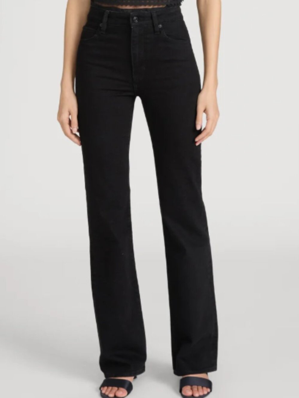Frame Arrow Black Jeans